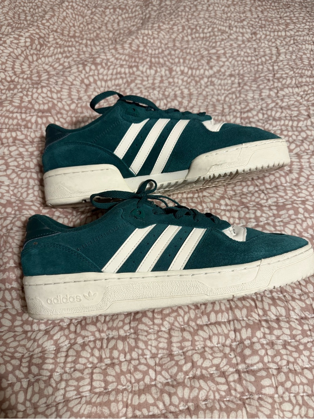 Adidas Rivalry Low "Collegiate Green" (style code IE7209), size 11